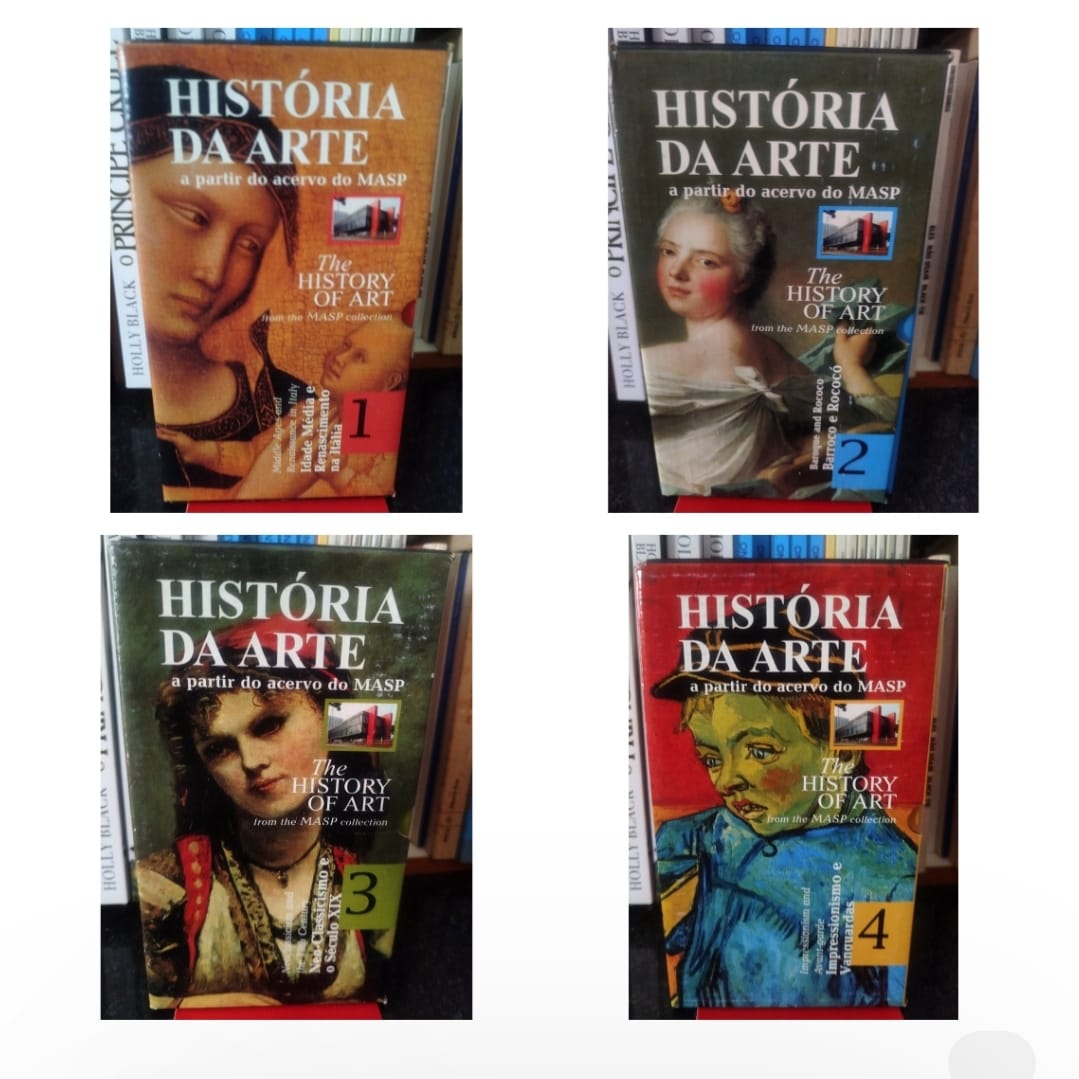 História da Arte a partir do acervo do MASP 4 vol VHS